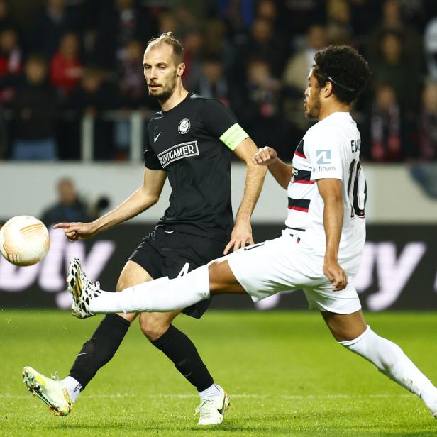 Keine guten Erinnerungen: Sturm verlor mit Gorenc Stankovic 2022 bei Midtjylland. 