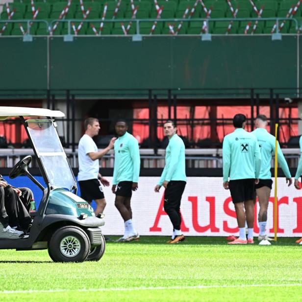FUSSBALL: ABSCHLUSSTRAINING ÖFB-TEAM VOR SPIEL GEGEN SAN MARINO