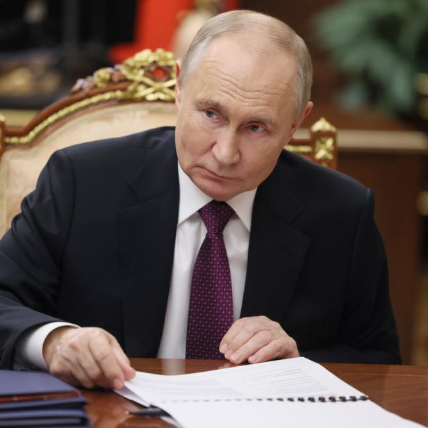 Putin meets with First Deputy Prime Minister Denis Manturov