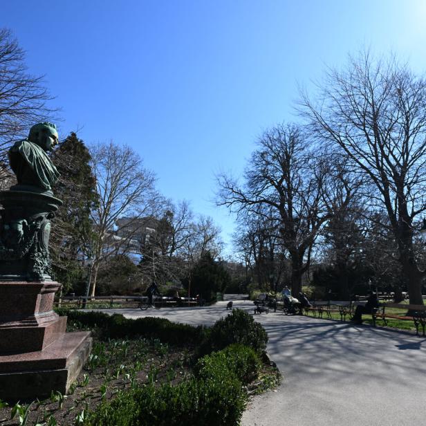Der STADTPARK in WIEN.