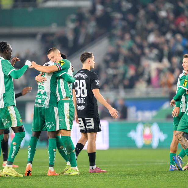 Rapid jubelte, Sturm war schockiert. 