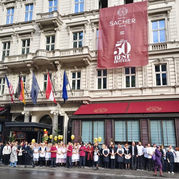 Hotel Sacher Wien feiert The World's 50 Best Hotels 2025