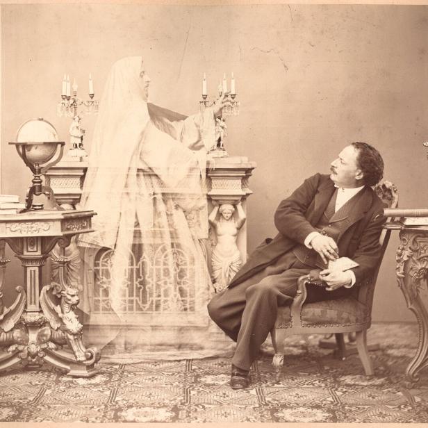 Adolf Ost, Geistererscheinung, vor 1864