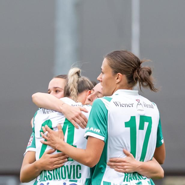 Jubel bei den Rapid-Frauen