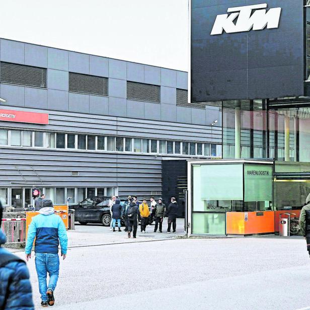 KTM-INSOLVENZ: BETRIEBSVERSAMMLUNG IM WERK IN MATTIGHOFEN