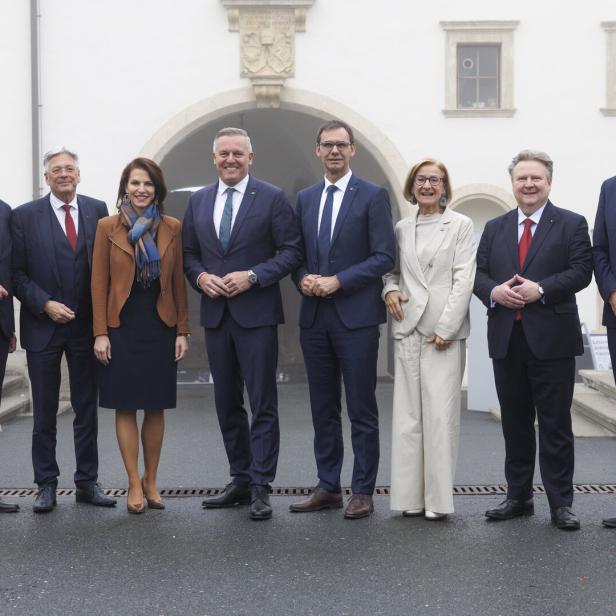 LANDESHAUPTLEUTEKONFERENZ: STELZER / KAISER / EDSTADLER / KUNASEK / WALNER / MIKL-LEITNER / LUDWIG / MATTLE
