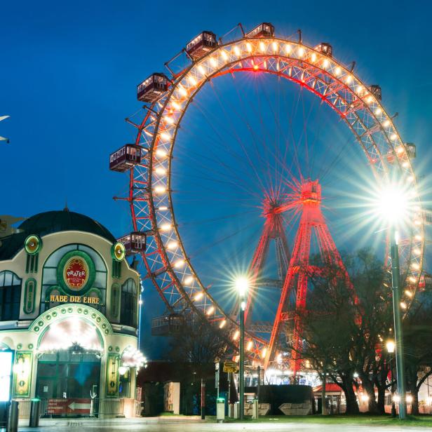 Gewiss nicht zum Durchdrehen: Zum Riesenrad kamen 800.000, in den Prater 7 Millionen Gäste.