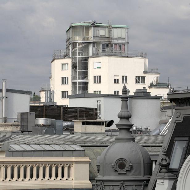 Das Hochhaus Herrengasse in Wien, in der Herrengasse 6-8