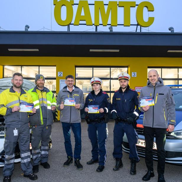 ÖAMTC Aktion mit Polizei