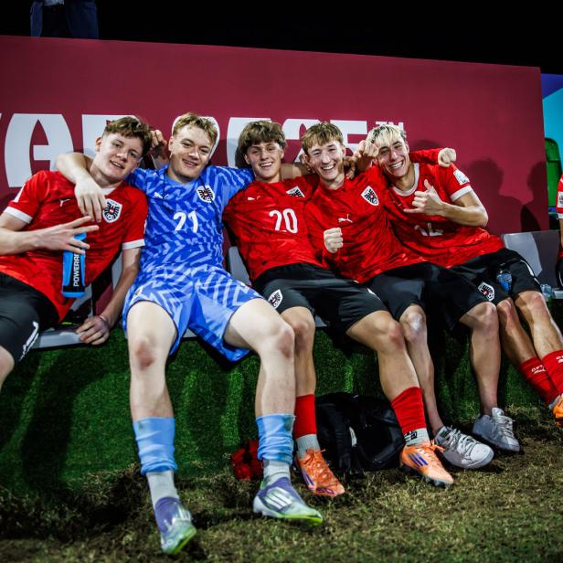 Österreichs U17-Team darf feiern