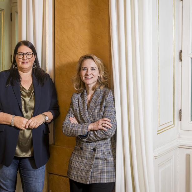 Eva-Maria Holzlieitner, Frauenministerin, Kathrin Gaal, Frauenstadtraetin, Frauenministerium, 1010 Wien