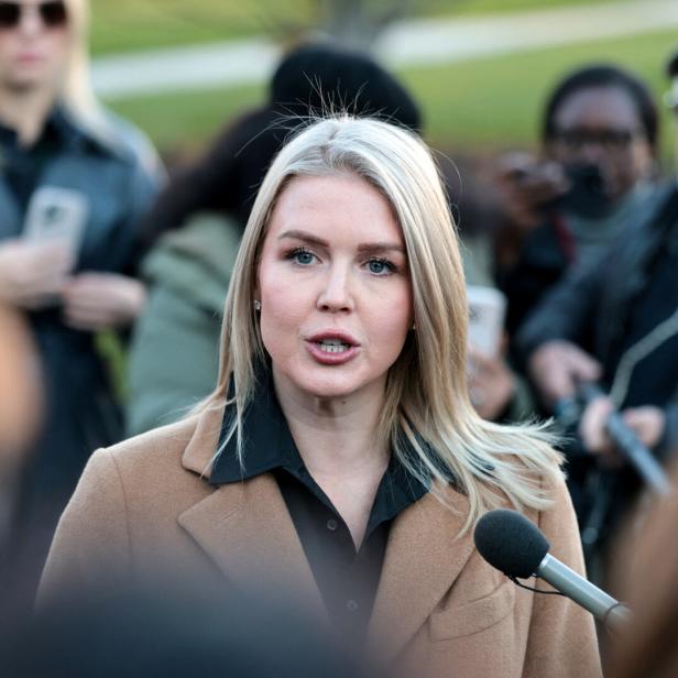 White House Press Secretary Leavitt speaks with reporters in Washington