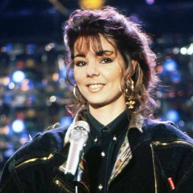 Sängerin Sandra auf der Bühne