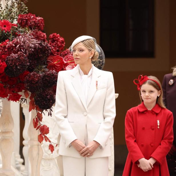 Fürstin Charlene und Tochter Gabriella