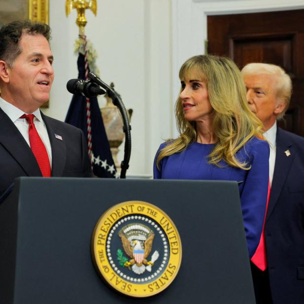 Michael und Susan Dell im Weißen Haus