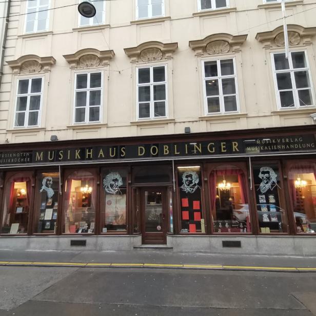 Das Musikhaus Doblinger in Wien.
