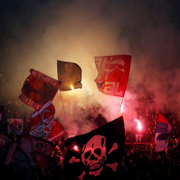 Nationalistisch und gewaltbereit: Die Fans von Roter Stern Belgrad