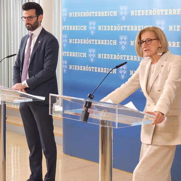 Mikl-Leitner und Landbauer 