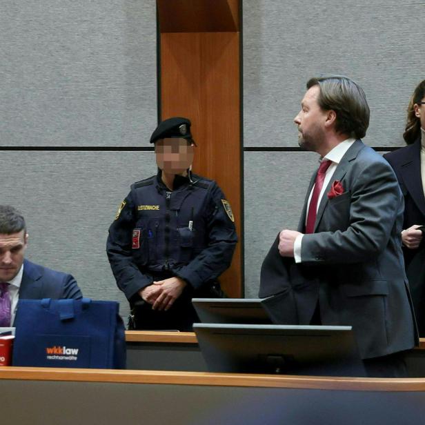 René und Nathalie Benko vor Gericht