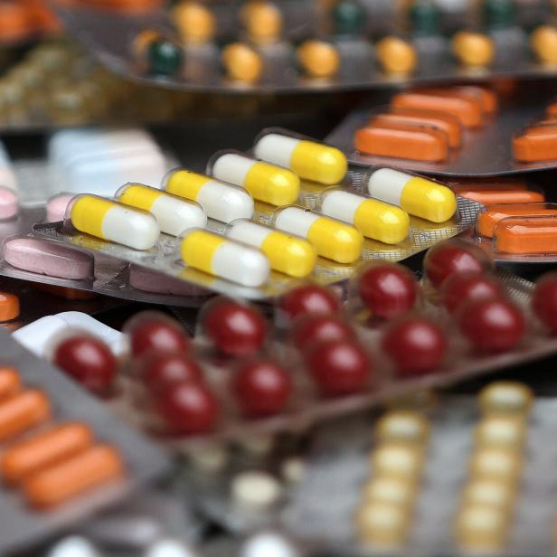 FILE PHOTO: Illustration photo shows various medicine pills in their original packaging in Brussels