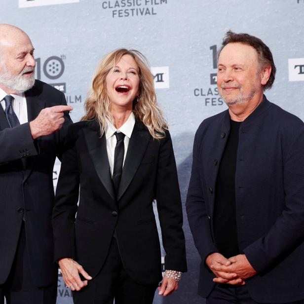 Rob Reiner, Meg Ryan und Billy Crystal.