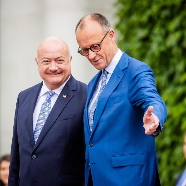 Kanzler Merz trifft Österreichs Kanzler Stocker