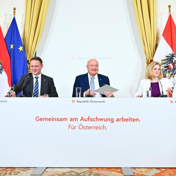 MINISTERRAT: PRESSEFOYER - BABLER/STOCKER/MEINL-REISINGER