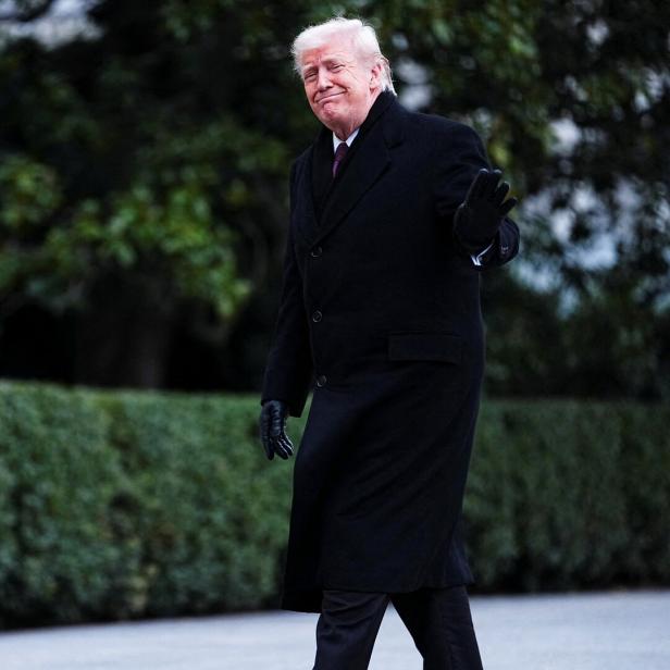 U.S. President Donald Trump arrives at the White House
