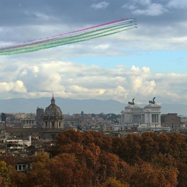 Trikolore über Rom
