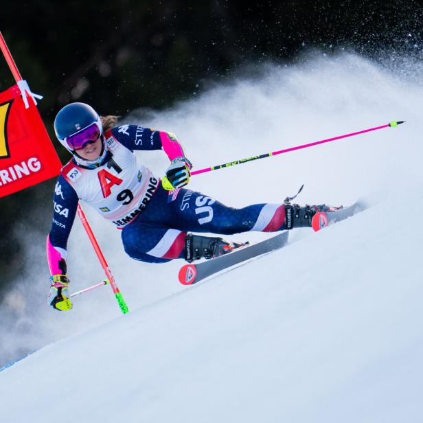 SKI-WELTCUP AM SEMMERING - RTL DER FRAUEN: MOLTZAN (USA)