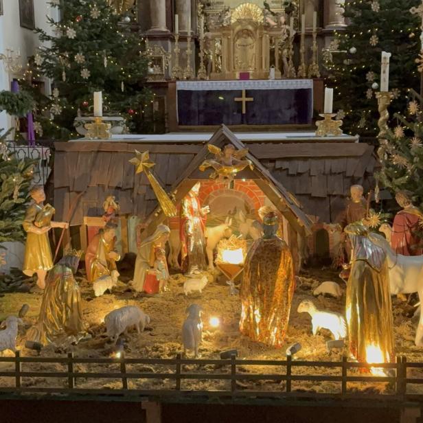 Die High-Tech-Krippe kann bis 30. Jänner täglich von 8 bis 20 Uhr bestaunt werden.  