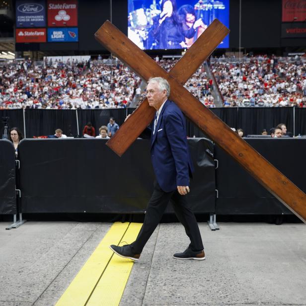 Memorial for late political activist Charlie Kirk in Glendale, Arizona