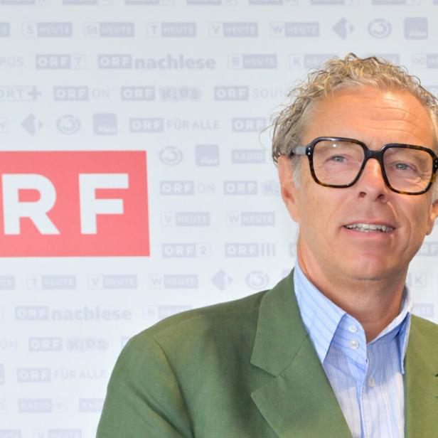 Heinz Lederer, Vorsitzender des ORF-Stiftungsrats, nach einem Plenum