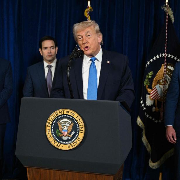 US-Präsident Donald Trump spricht über den Angriff auf Venezuela