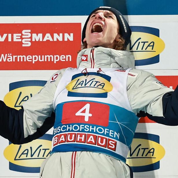 Daniel Tschofenig gewann den letzten Tourneebewerb in Bischofshofen