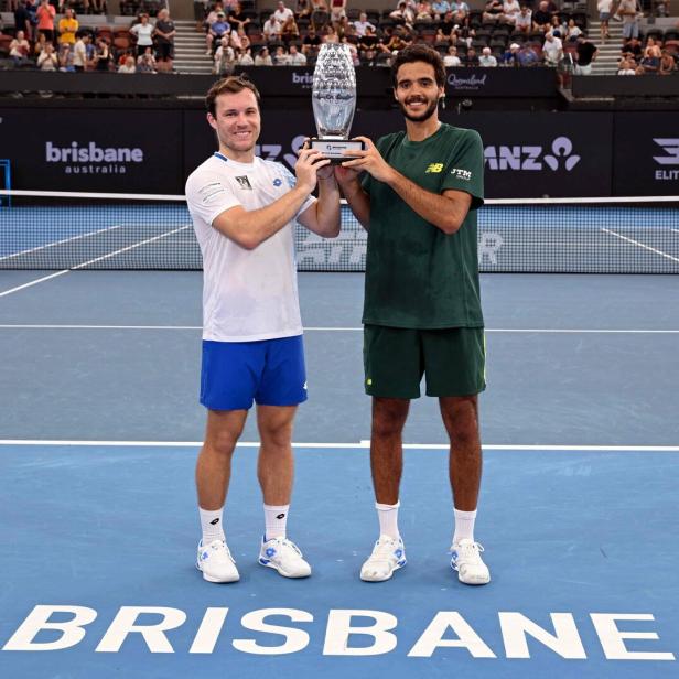 Für die Australian Open gerüstet: Lucas Miedler und Francisco Cabral