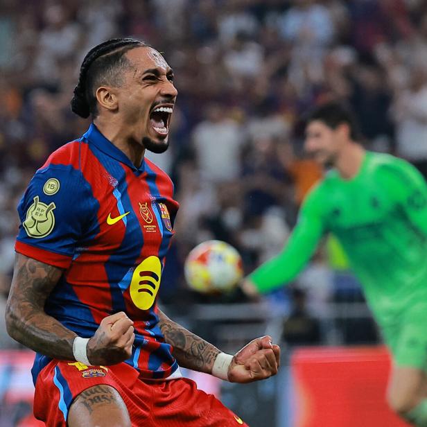 Raphinha traf zweimal für Barcelona