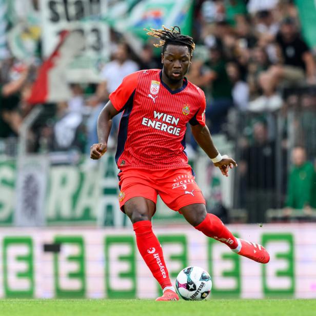 2026 soll es für Martin Ndzie bei Rapid bergauf gehen.