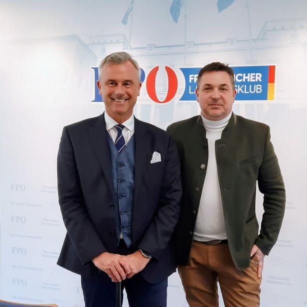 FPÖ, Norbert Hofer, Christian Ries (v.li.)