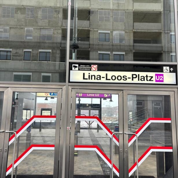 Neue Ubahn Station Lina-Loos-Platz U2