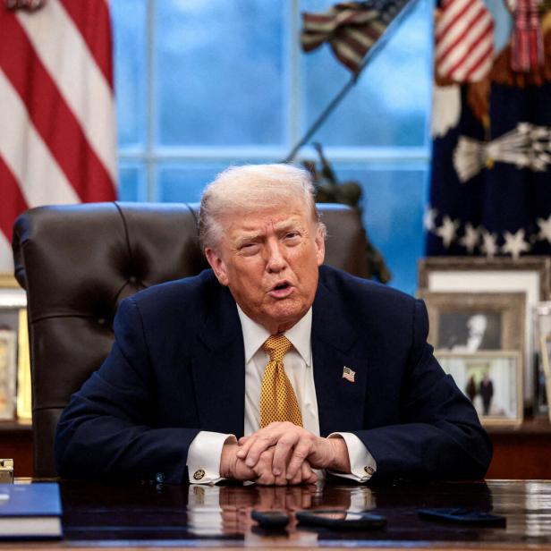 FILE PHOTO: U.S. President Donald Trump is interviewed by Reuters at the White House