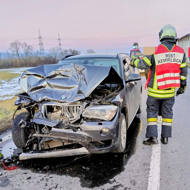 Unfallauto des 57-jährigen Lenkers.