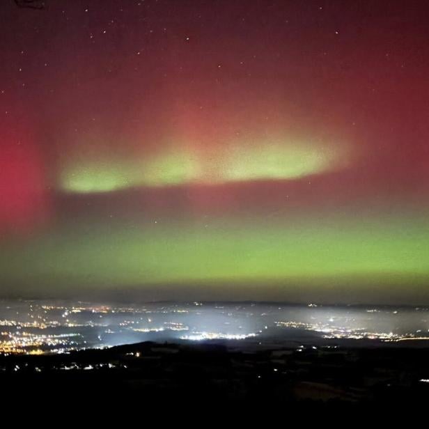 Nordlichter über dem Mostviertel