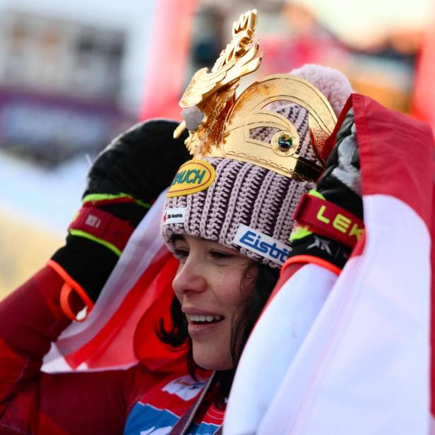 Gekrönt: Julia Scheib am Kronplatz