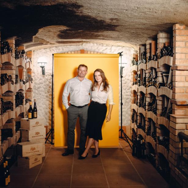 Gastronom Peter Pazalt mit Anna-Rosa Pazalt 