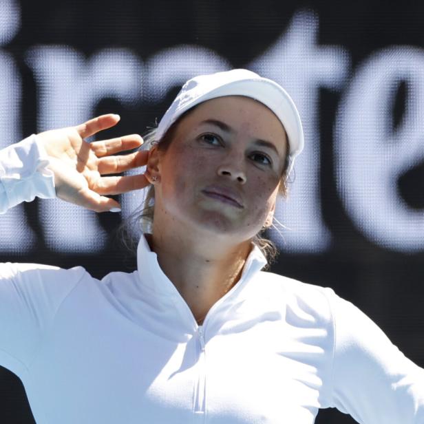Im Clinch mit den Fans:  Yulia Putintseva