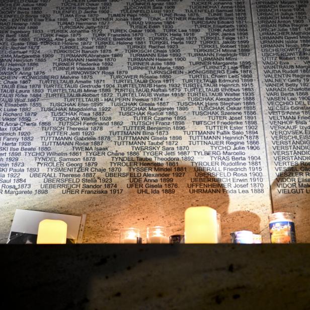 FEIERLICHE ERÖFFNUNG DER SHOAH NAMENSMAUER GEDENKSTÄTTE