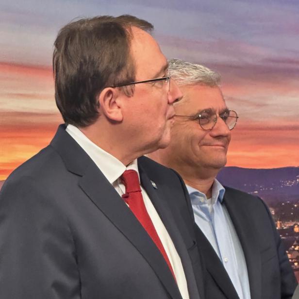 Stadler und Antauer bei der Wahl in St. Pölten