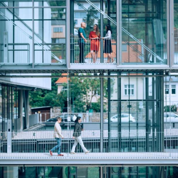 Eine Aufnahme vom Uni Campus Krems.