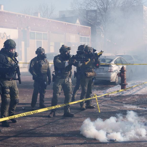 FILE PHOTO: Protest after federal agents fatally shot a man while trying to detain him, in Minneapolis
